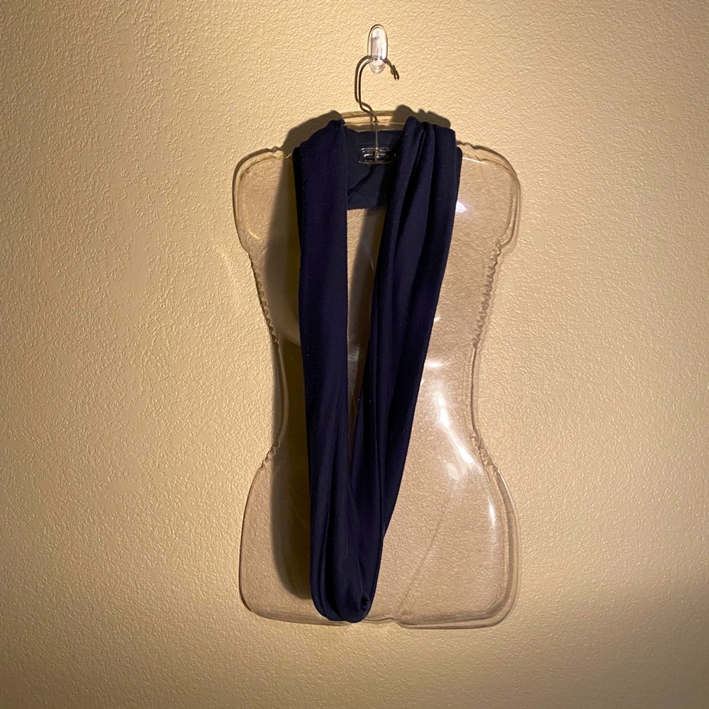 Dark blue eternal scarf